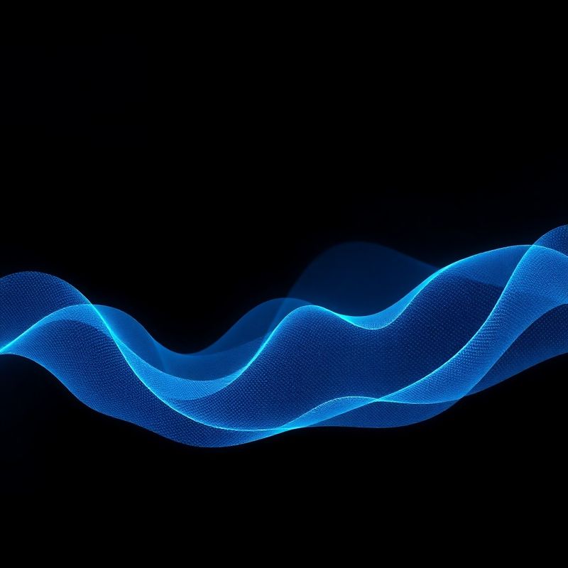 Abstracte indigo datavisualisatie van risicolagen