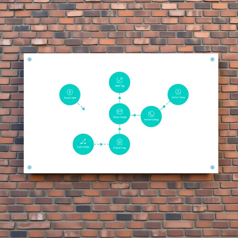 Diagram van een geautomatiseerde handelsworkflow